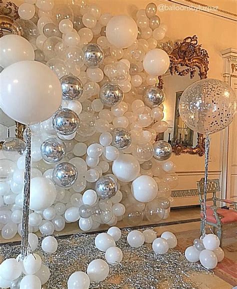 birthday decorations silver|silver and white party decorations.